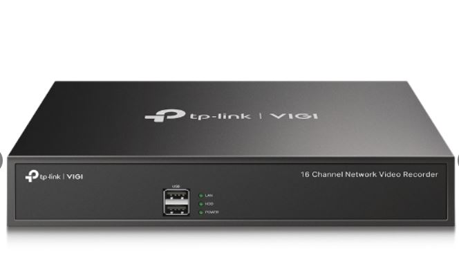 16cs 8MP, TP-Link VIGI NVR1016H IP rögzítő